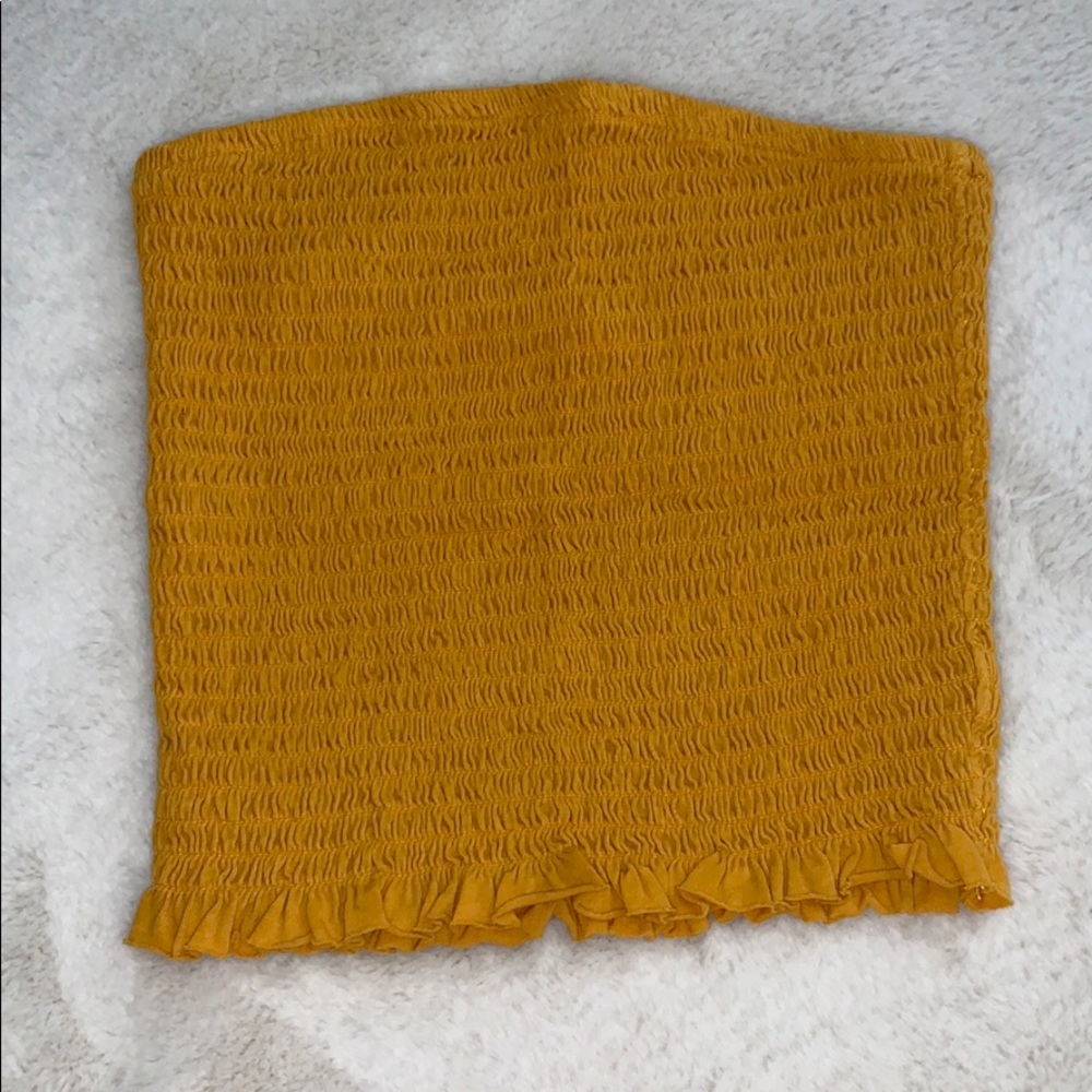 Mustard Yellow Tube Top